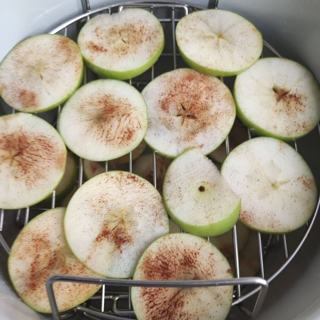 Air fryer Apples
Multiple layers 