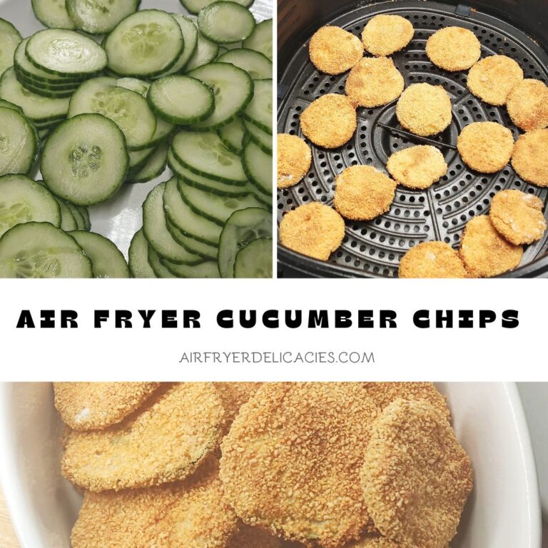 Air Fryer Cucumber Chips