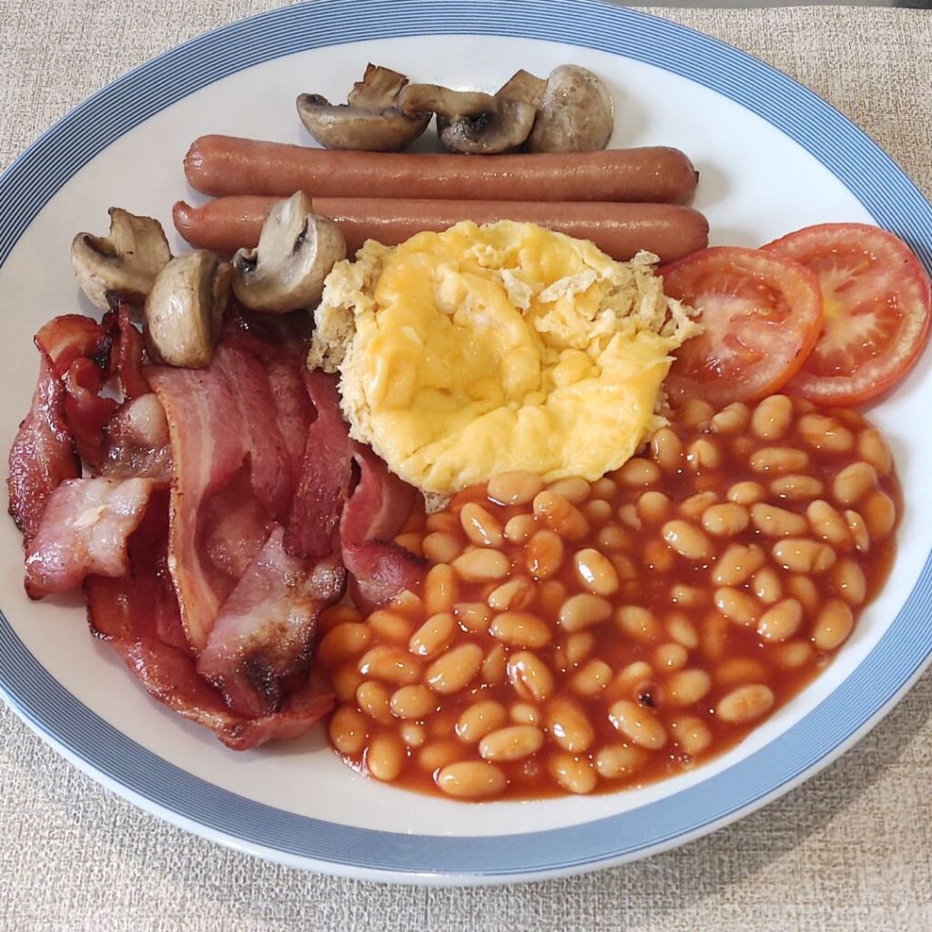 Full English Breakfast in an Air Fryer