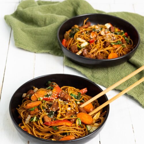 Easy Pork Lo Mein Recipe - Amazing dishes made in the Air fryer ...