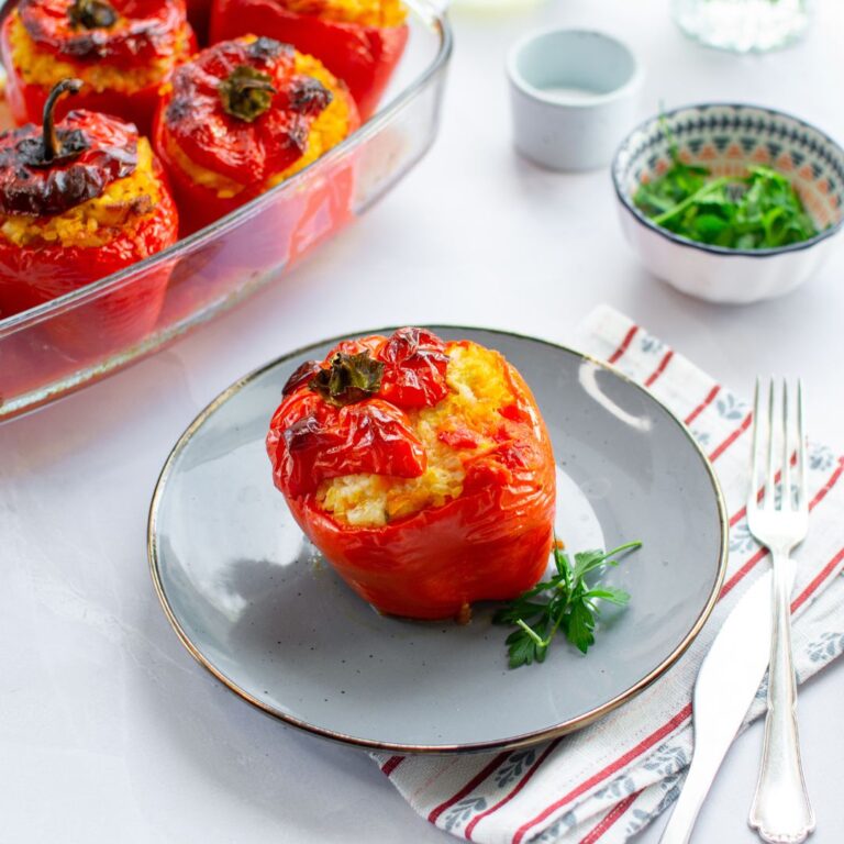 Quick and Easy Air Fryer Stuffed Peppers Recipe