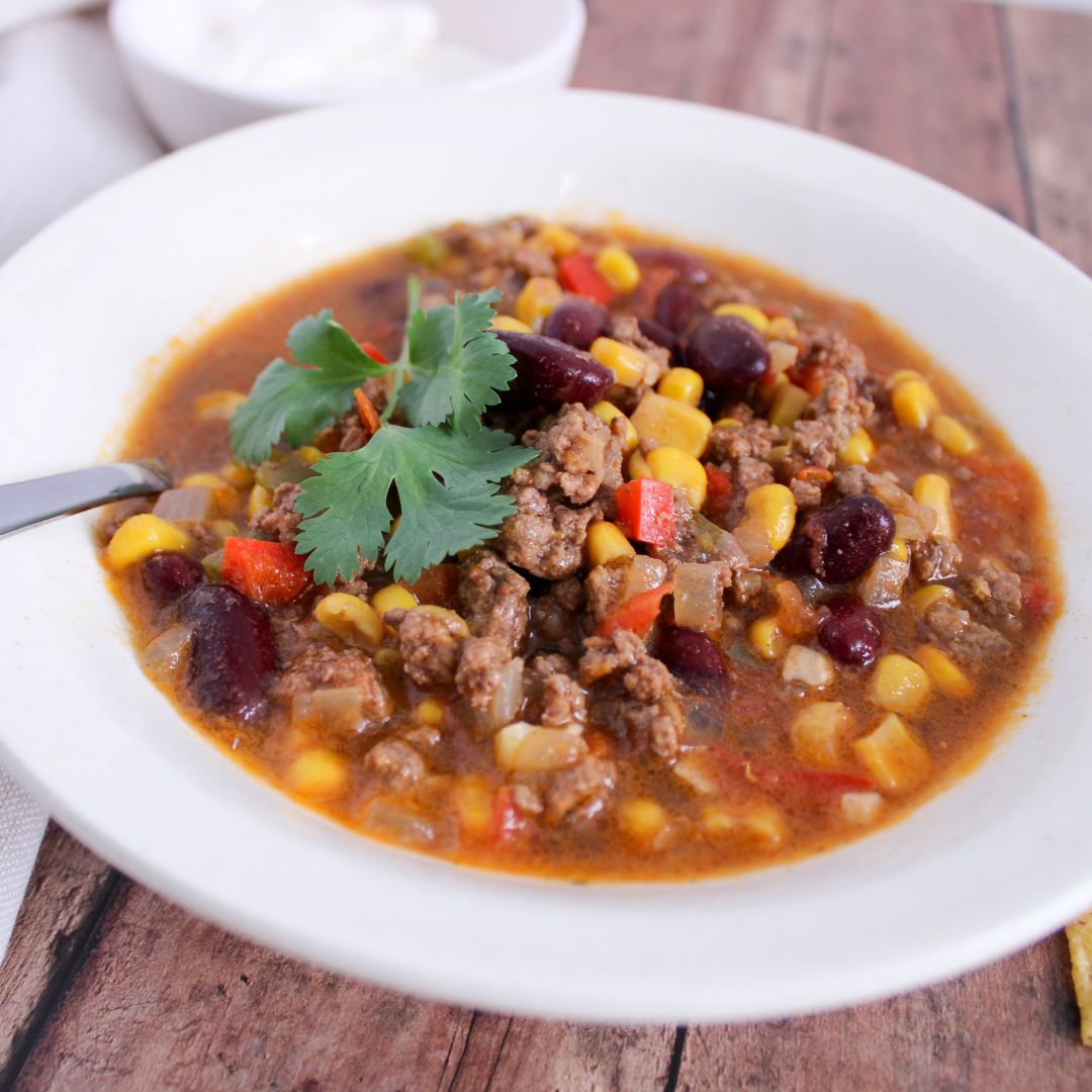 Easy Ground Beef Taco Soup Recipe - Easy, quick and healthy recipes