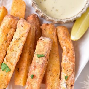 Air Fryer Halloumi Fries Recipe