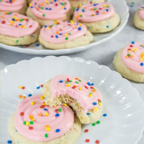 Crumbl Confetti Cake Cookies